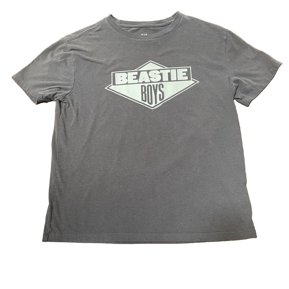 Gap Kids Beastie Boys Graphic T-Shirt XL 12 13 Gray Retro Band Tee Grunge Skate